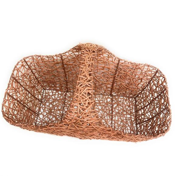 Vintage Vine Basket Artsy Bird’s Nest Handwoven Natural Material - Picture 5 of 8